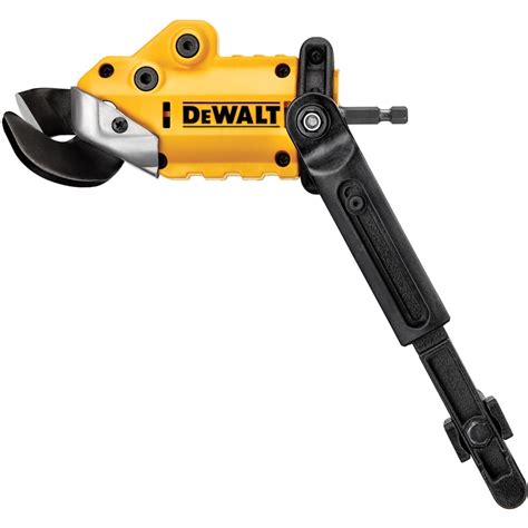 sheet metal cutter attachment|dewalt shear attachments.